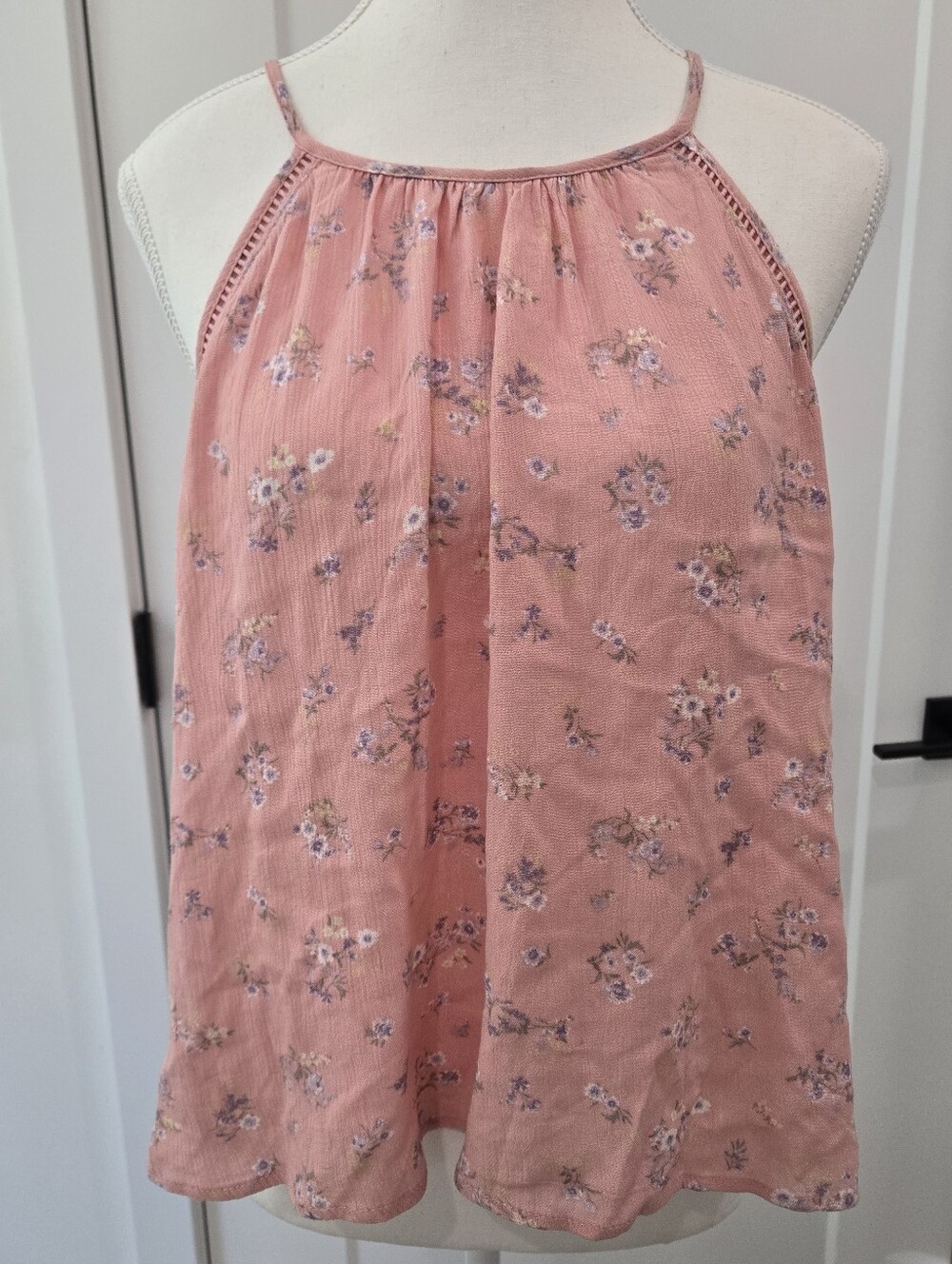 NOBO Pink Floral Halter Cami Top